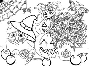 Halloween Coloring Contest 2023